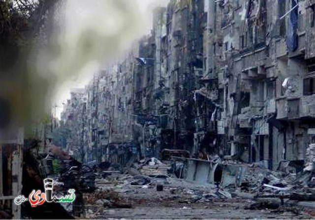 	قصف مخيم اليرموك بـ18 برميلا متفجرا في نصف ساعة